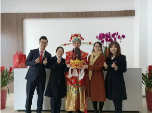 優服務，促發展，廣州輕工集團新仕誠公司深入各園區企業開展新春走訪活動